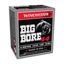 Winchester Big Bore 44 Remington Magnum 20 Rounds 240 Grain Big Bore SJHP X44MBB