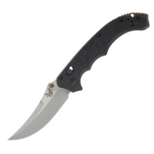 Benchmade Mini Bedlam 3.45 Inch Plain Stonewash Trailing Point BM865-02