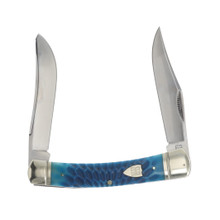 Rough Rider Large Stockman Blue Dragon Bone RR2715 - Smoky