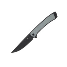 CRKT River Q Compact Natural and Black 2.95in Plain Black DLC Drop Point CR7077J