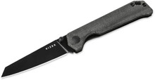 Kizer Mini Begleiter Black Micarta Handle Black Nitro V Blade V3458RA1