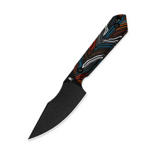 Kizer Mini Harpoon Fixed Knife Multi – Black 3in Plain Black Drop Point 1040S6
