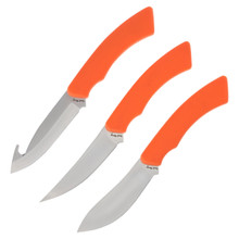 Uncle Henry Hunter Combo-3 pc Fixed Orange TPE Handle- Tri Hold Sheath 1227080