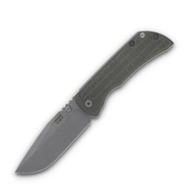 McNee's MAC2 3.5  Folding Knife Frag Patterned Atomic Green/Bronze Titanium