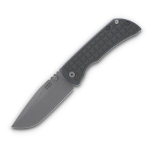 McNee's MAC2 3.5  Folding Knife Frag Patterned Green/Blue Titanium