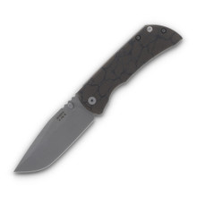 McNee's MAC2 3.5 Framelock Cracked Earth Bronze Titanium 3.5" Stonewash Drop Pt