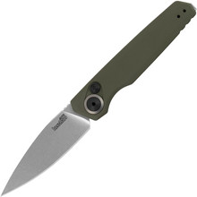 Kershaw Mini Iridium Folding Knife 3in Plain Black Oxide