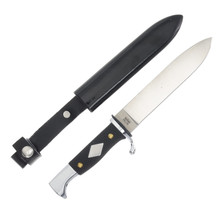Boker History Knife & Tool German Scout Knife Original 5.5in Plain Satin Bayonet BK02HY004