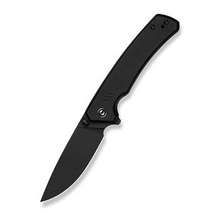 CIVIVI Merit Folding Knife 3.28 Inch Plain Black Stonewash Drop Point C24012-1