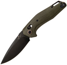 Bear & Son Auto Bear Ops KATAKTW I OD Green G-10 M390 DLC Black Blade AC-2000-G4-B