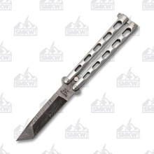 Bear &amp; Son Damascus Balisong Armor-Piercing