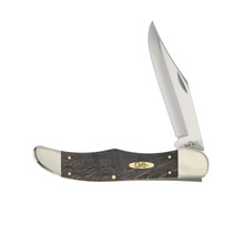Case XX Olive Green Sawcut Jigged Bone Clip Point Folding