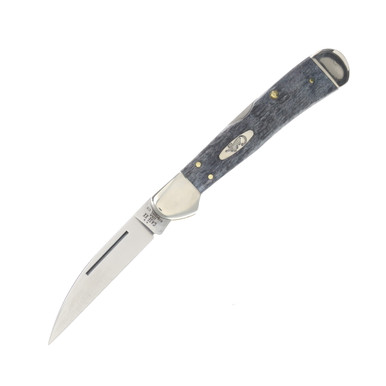 Case XX Pocket Worn CopperLock Folding Knife Crandall Jig Gray