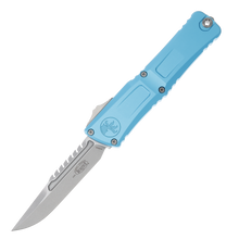 Microtech Combat Troodon Interceptor Gen III SS Turquoise 4.0in Stonewash Blade AUMT121710TQS
