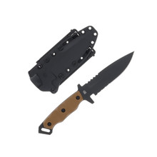 Halfbreed Blades Medium Infantry Knife Gen-2 Fixed Blade Dark Earth 5.31in Drop Point MIK03PDEG2K340
