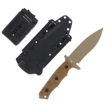 Halfbreed Blades Medium Infantry Knife Gen-2 Fixed Blade Dark Earth 5.31in PS Drop Point MIK03PSDEG2K340