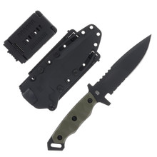 Halfbreed Blades Medium Infantry Knife Gen-2 Fixed Blade Ranger Green 5.31in PS Drop Point MIK03PSODG2K340