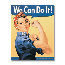 Rosie the Riveter Tin Sign