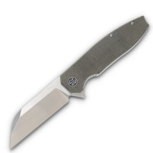 Eikonic Knives x Sig Sauer Karak Green Canvas Micarta 3.25in Satin Blade EIKKA7SG