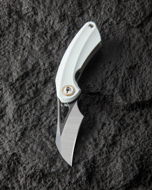 Bestech Knives Bihai White 2.15 Inch Plain Dual Finish Whancliffe