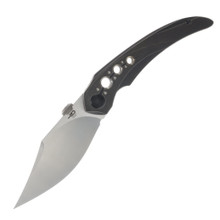 Bestech Knives Razon Folding Knife Dark Bronze Ti 3.87in Satin Bowie Blade BT2406D