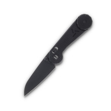 Hightron Knives Edge Play 2.64 Inch Plain Black PVD Sheepsfoot HT01BLK Hightron Knives Edge Play 2.64 Inch Plain Black PVD Sheepsfoot HT01BLK