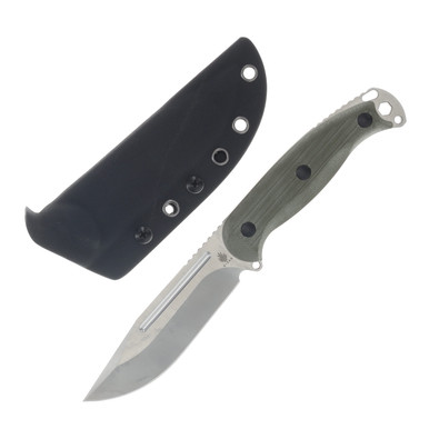 Kizer Ursa Major Fixed Blade OD Green G10 4.43in Satin AEB-L Clip Point ...