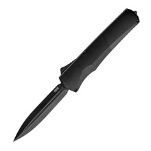 Tekto A5 Spry OTF Automatic Knife Blackout Dagger AUTKA5R-T6BK-S35BK3-A1