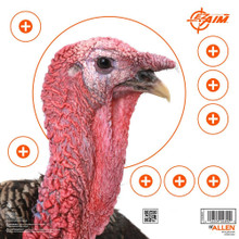 Allen EZ Aim Paper Four Color Patterning - 12x12 Turkey -  6 Pack TAC15322