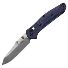 Benchmade Mini Osborne CPM Magnacut Blue Denim Micarta Handle BM945-04