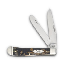 Case XX Antique Smooth Bone Sasquatch Trapper Folding Knife CA58182SQH