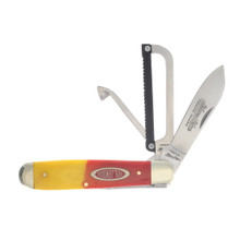 Case XX SMKW Exclusive Green Scroll Stag Tiny Trapper Folding