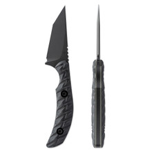 Toor Knives Shifter T Socom Black G10 Fixed 2.75In. Gunkote CPM M4 Tanto Kydex Sheath SHIFTERTSB