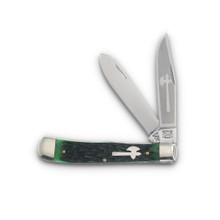 Battle Axe Brand Trapper Robeson Red Sawcut Jigged Bone 1-of