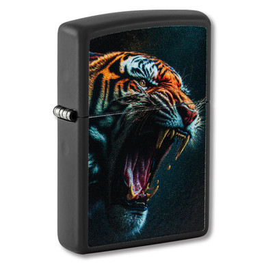 Zippo 218 Fierce Tiger Design ZP46241 - Smoky Mountain Knife