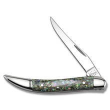 Case Genuine Abalone Small Texas Toothpick Folding Knife