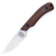 White River Smith & Sons Axiom, Natural Burlap Micarta WRSS-AXM-BNA