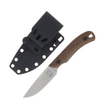 White River Smith & Sons Axiom, Natural Burlap Micarta WRSS-AXM-BNA