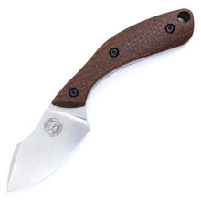 White River Smith & Sons Apex, Natural Burlap Micarta WRSS-APX-BNA