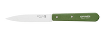 Opinel No. 112 Paring Knife Dark Green 3.93in Plain Edge Paring Blade OP003118