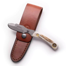 Knives of Alaska Muskrat Fixed Knife Stag Handle MagnaCut Blade KOA00056FG