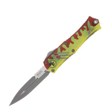 Microtech SMKW Exclusive Mini Hera II OTF Automatic Knife Jurassic Edition AUMT1701M410APSMKJPS