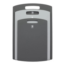 Henckels 3 pc Grey Cutting Board Set Grey Trim 1027380