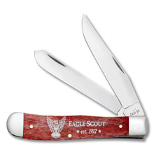 Case Scouting America Eagle Scout Trapper Gift Set - Embellished Smooth Old Red Bone (6254 SS) CA18146