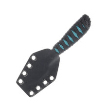 Auxillary Mfg. Tsume Fixed Knife Stingray Wrapped Handle-Teal AMTSUME-SWH-T