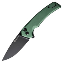 Sencut Serene Green Aluminum Handle Black D2 Blade S21022B-5