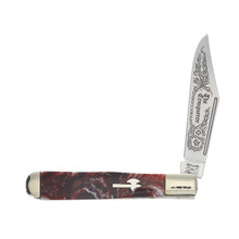 Battle Axe 1-Blade Folding Hunter- Ruby - Micapearl 1-of-6 CCBA7100-RUBY