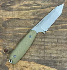 Bradford Guardian 3.5 3D OD Green 3.5in Plain Elmax Stonewash Tanto BRAD3198