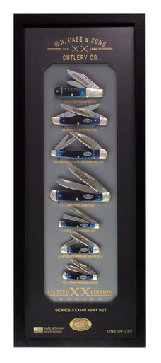 Case XX Gator Jig Ocean Blue Bone Complete Series Limited Edition