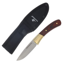 Winchester Classic Large Wood Fixed Blade Knife 4in Satin Drop